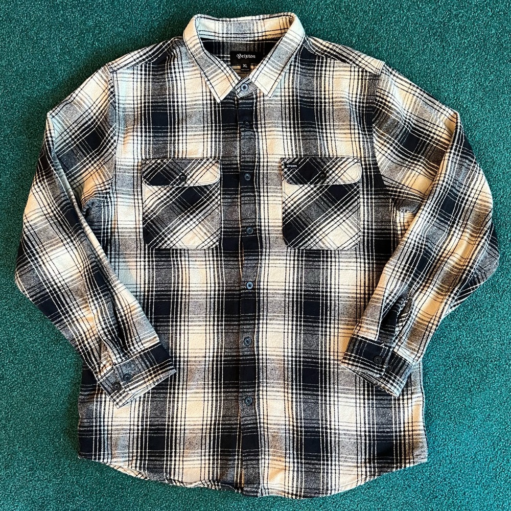 Brixton Bowery Flannel Like New